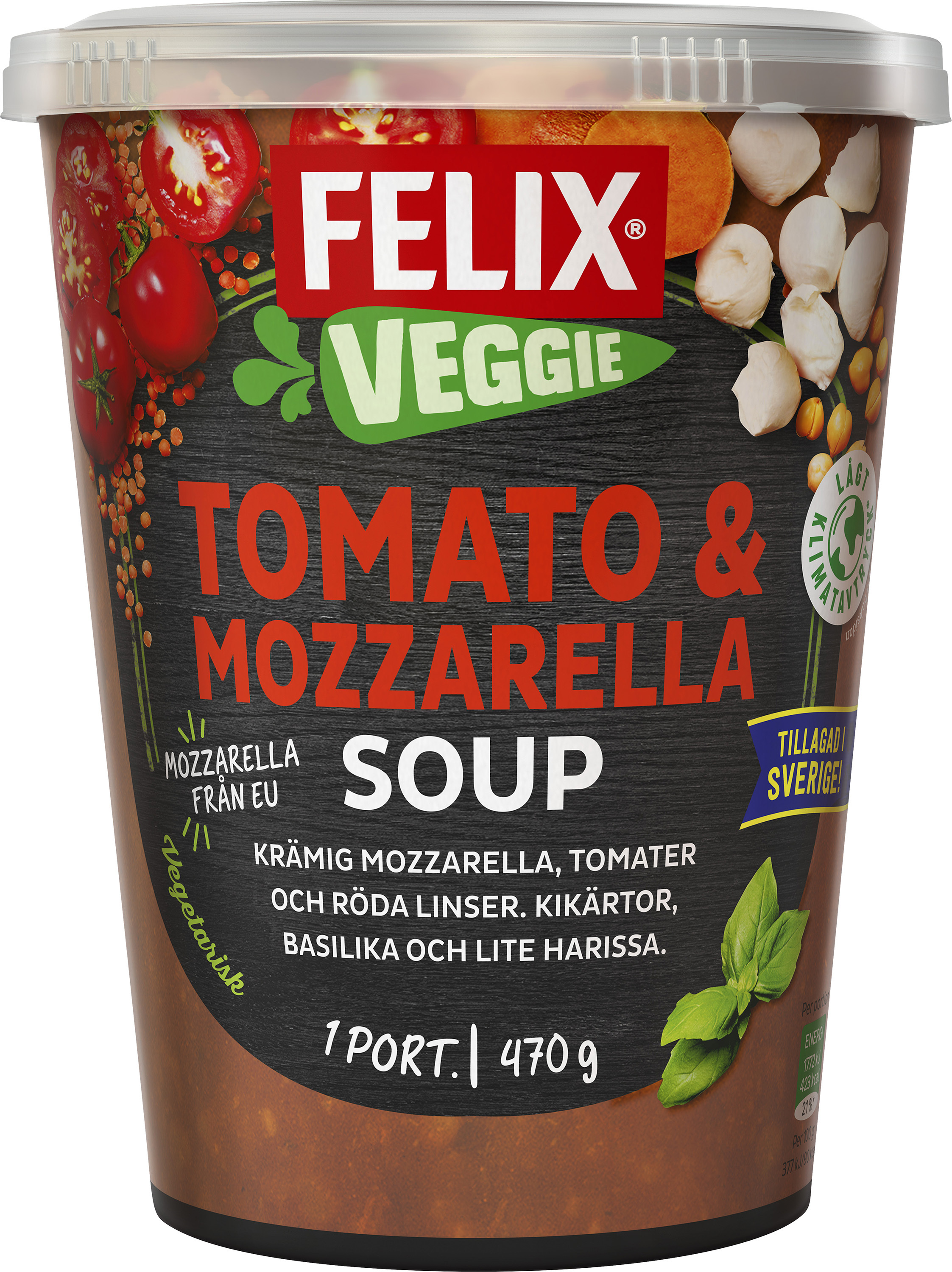 Tomat & Mozzarellasoppa